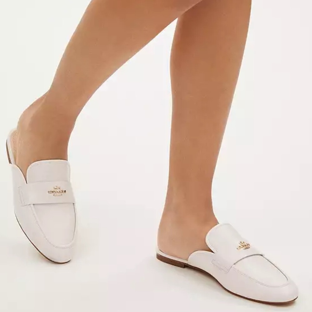Coach Loafers in Creamy White